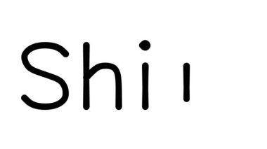 Çeşitli Sans-Serif Yazı Tipleri ve Ağırlıkları ile Tişört El Yazısı Animasyonu