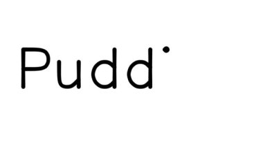 Çeşitli Sans-Serif Yazı Tipleri ve Ağırlıkları ile Pudding El Yazısı Metni CanlandırmasıName