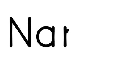 Çeşitli Sans-Serif Yazı Tipleri ve Ağırlıkları ile Nano El Yazısı Metni Animasyonu