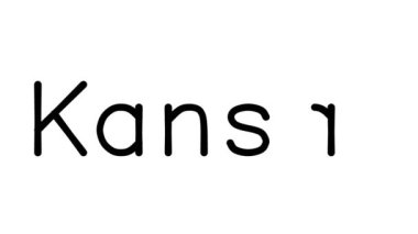 Kansas El Yazısıyla Yazı Animasyonu Çeşitli Sans-Serif Yazı Tipleri ve Ağırlıkları