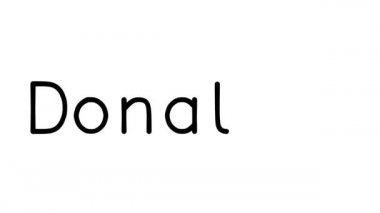 Çeşitli Sans-Serif Yazı Tipleri ve Ağırlıkları ile El Yazısı Bağışı Canlandırması