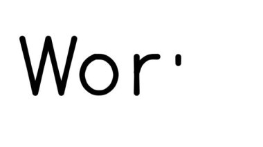 Çeşitli Sans-Serif Yazı Tipleri ve Ağırlıkları ile Endişeli Metin Animasyonu