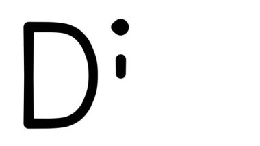 Çeşitli Sans-Serif Yazı Tipleri ve Ağırlıkları ile Dill El Yazısı Canlandırması