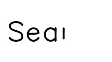 Çeşitli Sans-Serif Yazı Tipleri ve Ağırlıkları ile El Yazması Animasyonu Ara