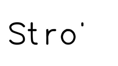 Çeşitli Sans-Serif Yazı Tipleri ve Ağırlıkları ile El Yazısıyla Yazılı Metin Canlandırması