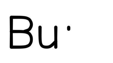 Çeşitli Sans-Serif Yazı Tipleri ve Ağırlıkları ile El Yazısı Yazısını Yazı Canlandırması