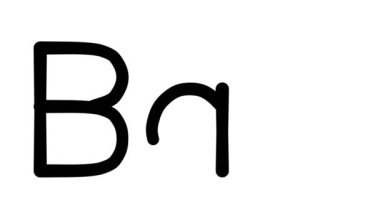 Çeşitli Sans-Serif Yazı Tipleri ve Ağırlıkları ile Bali El Yazısı Metni Canlandırması