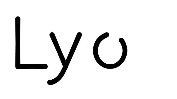 ยนข อความด วยลายม แอน เมช นใน Sans Serif กษรและน าหน — วีดีโอสต็อก