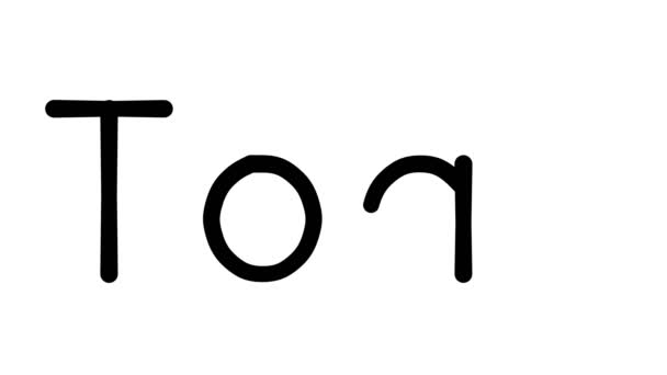 Toad Handwritten Text Animation Various Sans Serif Fonts Weights — 비디오