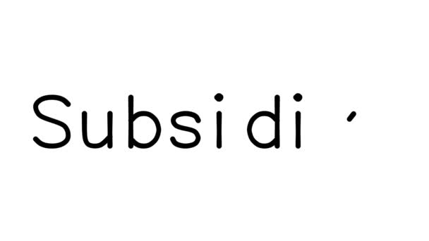 Çeşitli Sans Serif Yazı Tipleri Ağırlıkları Ile Yazıları Canlandırmasını Destekle — Stok video