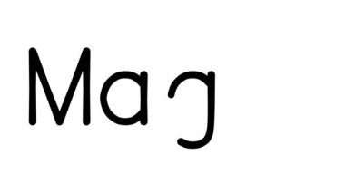 Çeşitli Sans-Serif Yazı Tipleri ve Ağırlıkları ile Sihirli Metin Canlandırması