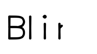 Çeşitli Sans-Serif Yazı Tipleri ve Ağırlıkları ile El Yazısı Animasyonu