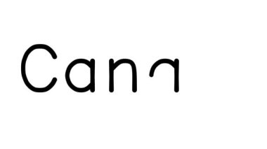 Çeşitli Sans-Serif Yazı Tipleri ve Ağırlıkları ile Kanarya El Yazısı Metni CanlandırmasıName