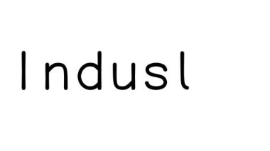 Çeşitli Sans-Serif Yazı Tipleri ve Ağırlıkları ile Endüstri El Yazısı Metni Canlandırması