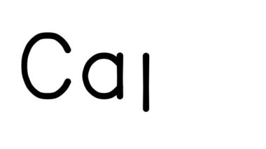 Çeşitli Sans-Serif Yazı Tipleri ve Ağırlıkları ile Capri El Yazısı Metni Canlandırması