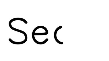 Çeşitli Sans-Serif Yazı Tipleri ve Ağırlıkları ile Seul El Yazısı Metni CanlandırmasıName