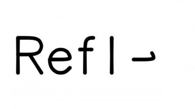 Çeşitli Sans-Serif Yazı Tipleri ve Ağırlıkları ile Refleks El Yazısı Metni Canlandırması