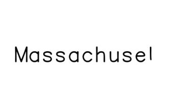 Çeşitli Sans-Serif Yazı Tipleri ve Ağırlıkları ile Massachusetts El Yazısı Metin CanlandırmasıName