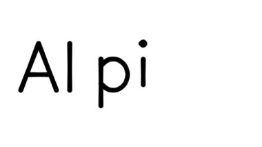 Çeşitli Sans-Serif Yazı Tipleri ve Ağırlıkları ile Alpine El Yazısı Metni CanlandırmasıName