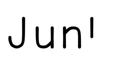 Çeşitli Sans-Serif Yazı Tipleri ve Ağırlıkları ile Junk El Yazısı Metni Canlandırması