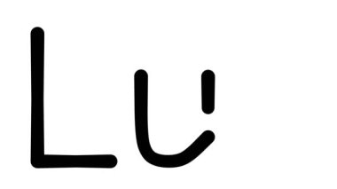 Çeşitli Sans-Serif Yazı Tipleri ve Ağırlıkları ile Luv El Yazısıyla Yazı Canlandırması