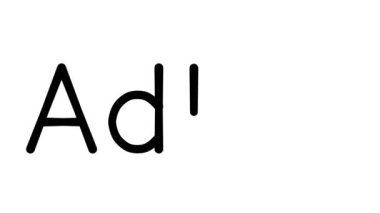 Çeşitli Sans-Serif Yazı Tipleri ve Ağırlıkları ile Adler El Yazısı Metni Canlandırması