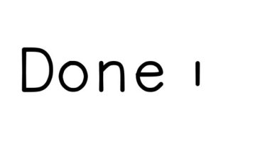 Donegal Yazılı Metin Canlandırması Çeşitli Sans-Serif Yazı Tipleri ve Ağırlıkları