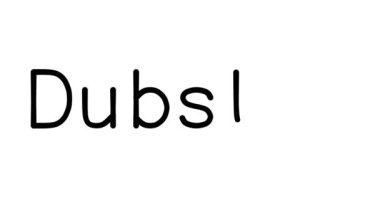 Dubstep Yazılı Metin Canlandırması Çeşitli Sans-Serif Yazı Tipleri ve Ağırlıkları