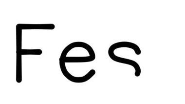 Çeşitli Sans-Serif Yazı Tipleri ve Ağırlıkları ile Fest El Yazısı Metni Canlandırması