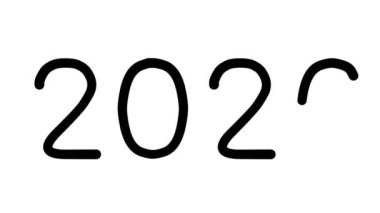 Çeşitli Sans-Serif Yazı Tipleri ve Ağırlıkları ile 2026 El Yazması Metin Animasyonu