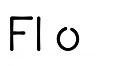 Çeşitli Sans-Serif Yazı Tipleri ve Ağırlıkları ile Yazılı Metin Canlandırması