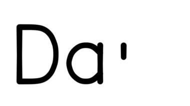 Çeşitli Sans-Serif Yazı Tipleri ve Ağırlıkları ile Dart El Yazısı Metni CanlandırmasıName