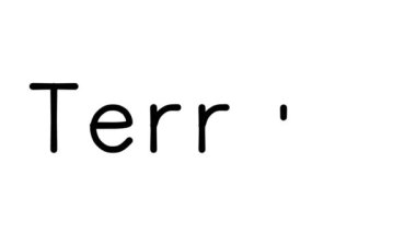 Çeşitli Sans-Serif Yazı Tipleri ve Ağırlıkları ile Arazi El Yazısı Metni Canlandırması