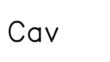 Çeşitli Sans-Serif Yazı Tipleri ve Ağırlıkları ile Havyar El Yazısı Metni Canlandırması