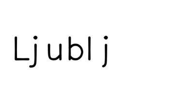 Ljubljana Çeşitli Sans-Serif Yazı Tipleri ve Ağırlıkları ile Metin CanlandırmasıName