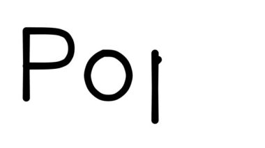 Papa, Çeşitli Sans-Serif Yazı Tipleri ve Ağırlıklarıyla Metin Canlandırması