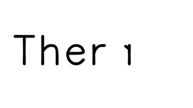 Çeşitli Sans-Serif Yazı Tipleri ve Ağırlıkları ile Terapi El Yazısı Metni Animasyonu