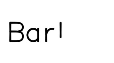 Çeşitli Sans-Serif Yazı Tipleri ve Ağırlıkları ile Halter El Yazısı Metni CanlandırmasıName