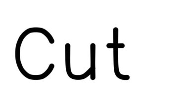 Çeşitli Sans-Serif Yazı Tipleri ve Ağırlıkları ile Şirin El Yazısı Metni Canlandırması