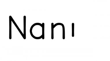 Çeşitli Sans-Serif Yazı Tipleri ve Ağırlıkları ile Dadı El Yazısı Metni Animasyonu