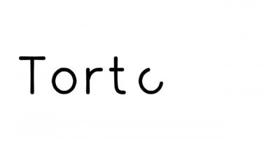 Kaplumbağa El Yazısı Yazısı Canlandırması Çeşitli Sans-Serif Yazı Tipleri ve Ağırlıkları