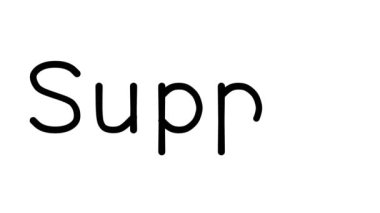 Çeşitli Sans-Serif Yazı Tipleri ve Ağırlıkları ile Tedarik El Yazısı Metni Canlandırması