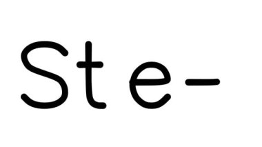 Çeşitli Sans-Serif Yazı Tipleri ve Ağırlıkları ile Çelik El Yazısı Metni CanlandırmasıName