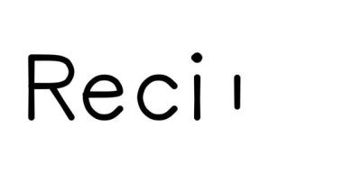 Tarif Yazılı Metin Canlandırması Çeşitli Sans-Serif Yazı Tipleri ve Ağırlıkları