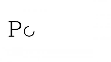 Serif Yazı Tipi ve Ağırlığı ile Patlamış Mısır Canlandırılmış El Yazısı Metni