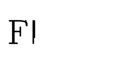 Serif Yazı Tipi ve Ağırlığı ile Flora Animasyon El Yazısı Metni