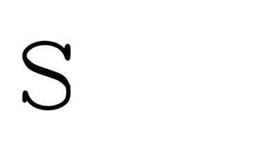 Serif Yazı Tipleri ve Ağırlığı ile Çizili El Yazısı Metni