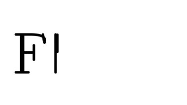 Serif Yazı Tipleri ve Ağırlığı ile Yer Canlandırılmış El Yazısı Metni