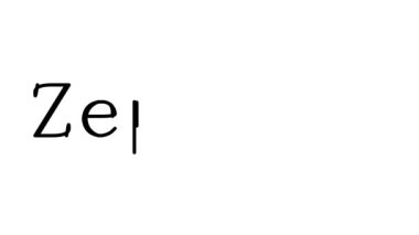 Serif Yazı Tipleri ve Ağırlıklarıyla Zeppelin Canlandırılmış El Yazısı Metni