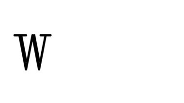 Serif Yazı Tipleri ve Ağırlığı ile Woods Canlandırılmış El Yazısı Metni